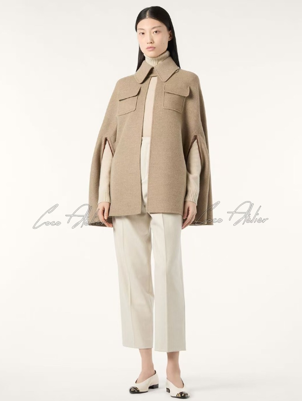 Loro Piana 로로피아나 케이프 자켓