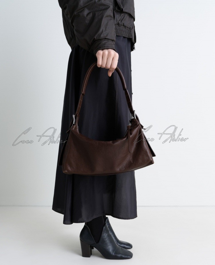 Belted Baguette Bag