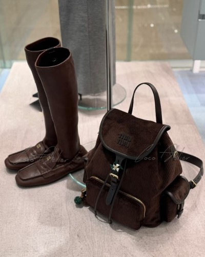 Miumiu 미우미우 코듀로이백팩 (+3color )