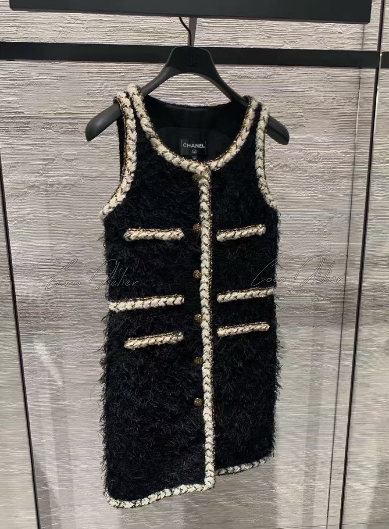 CHANEL 샤넬 트위드 베스트