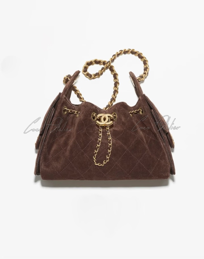 CHANEL 샤넬 25백 스웨이드 미니