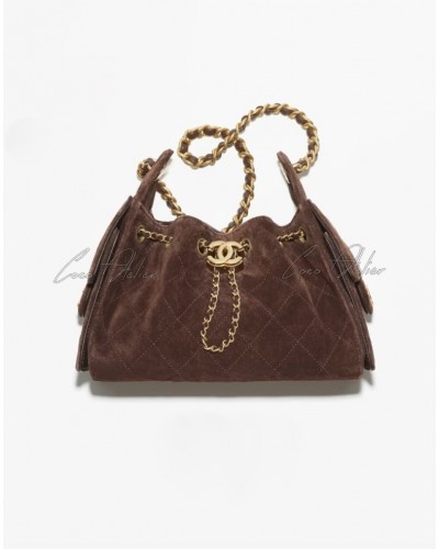 CHANEL 샤넬 25백 스웨이드 미니