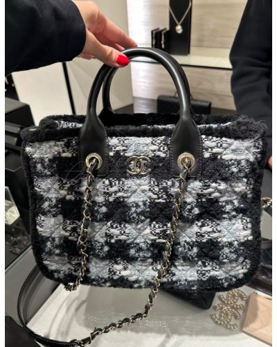 CHANEL 샤넬 트위드 쇼퍼백