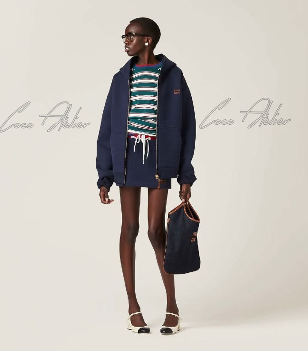 Miumiu 미우미우 후드 집업 (+2color)