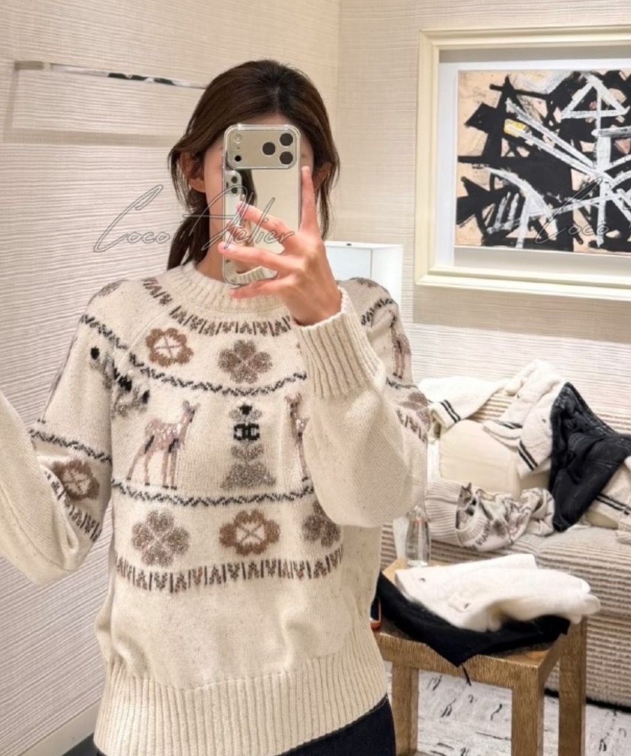 CHANEL 샤넬 캐시미어 니트(+3color)