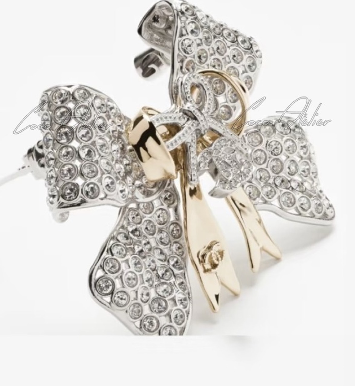 CHANEL 샤넬 리본 브로치