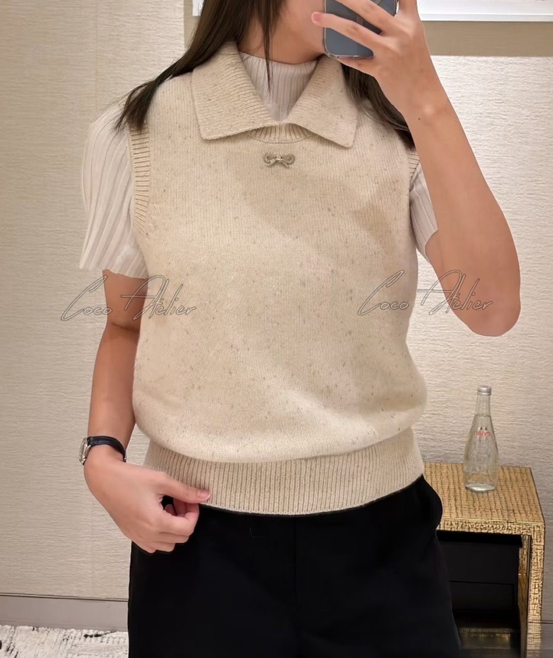 CHANEL 샤넬 니트 베스트