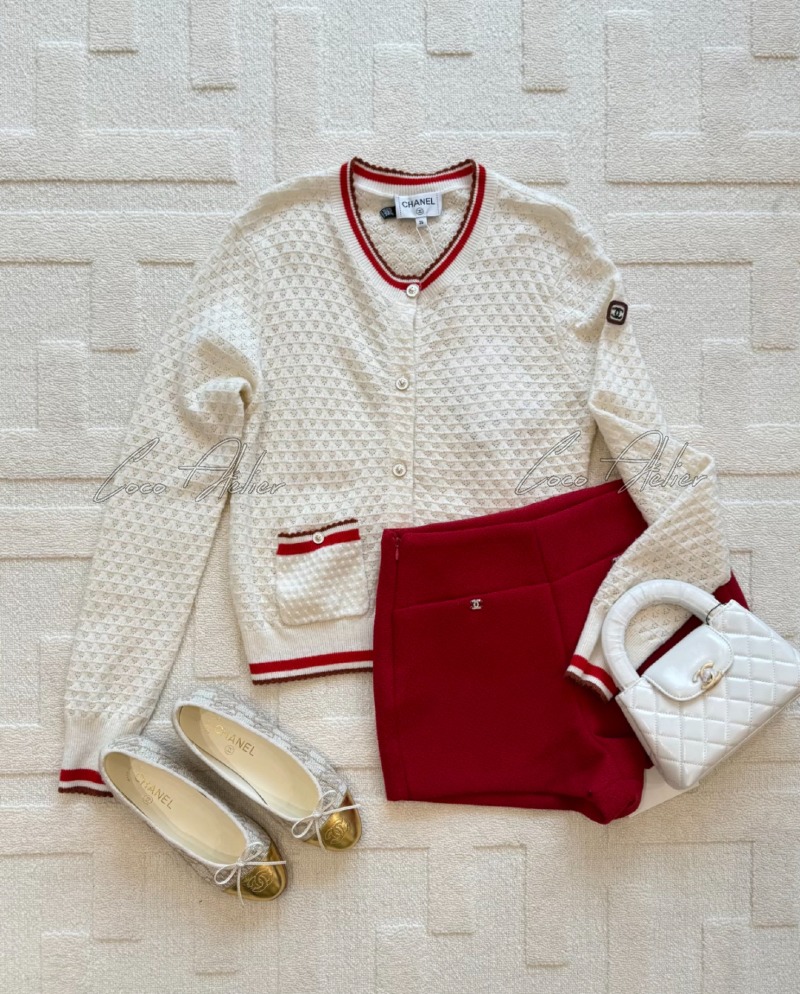 CHANEL 샤넬 cc 가디건