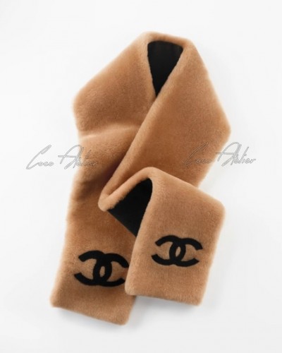 CHANEL 샤넬 시어링 머플러