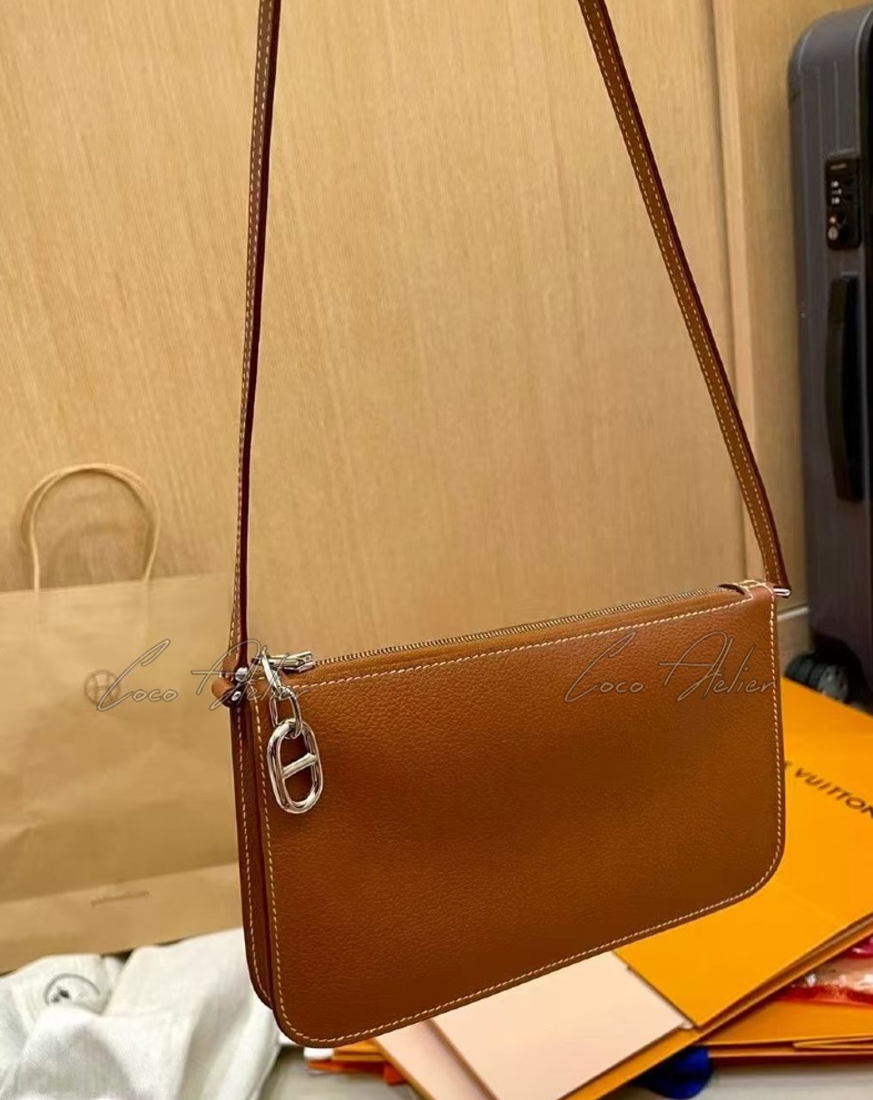 HERMES 에르메스 지펭고 샹달 투 고 파우치