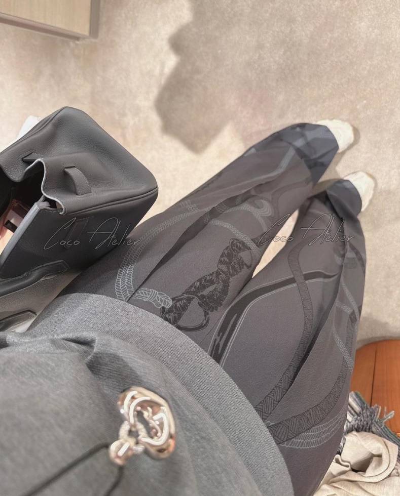 Hermes 에르메스 실크 팬츠