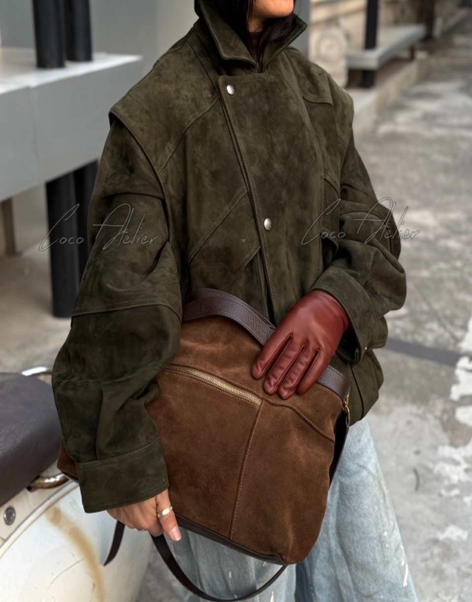 YSL 생로랑 스웨이드 자켓