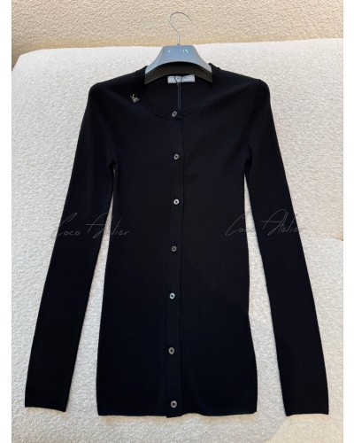 PRADA 프라다 삼각로고 가디건