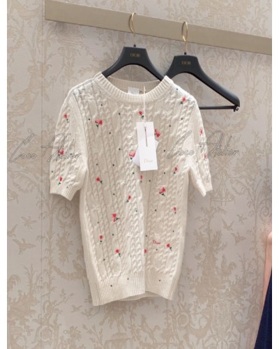 Dior 디올 플라워 니트