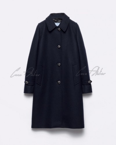 PRADA 프라다 삼각로고 코트