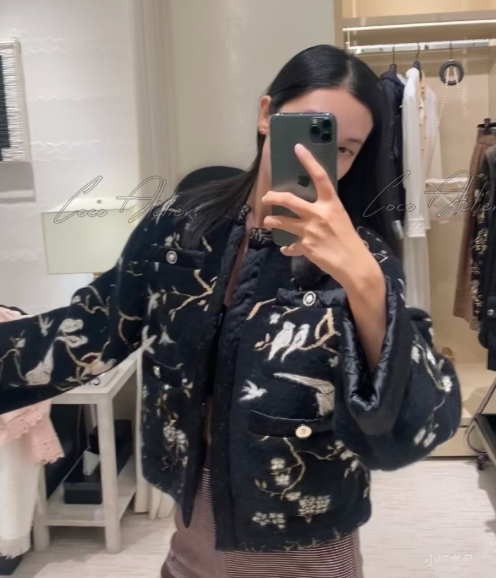 CHANEL 샤넬 캐시미어 자켓