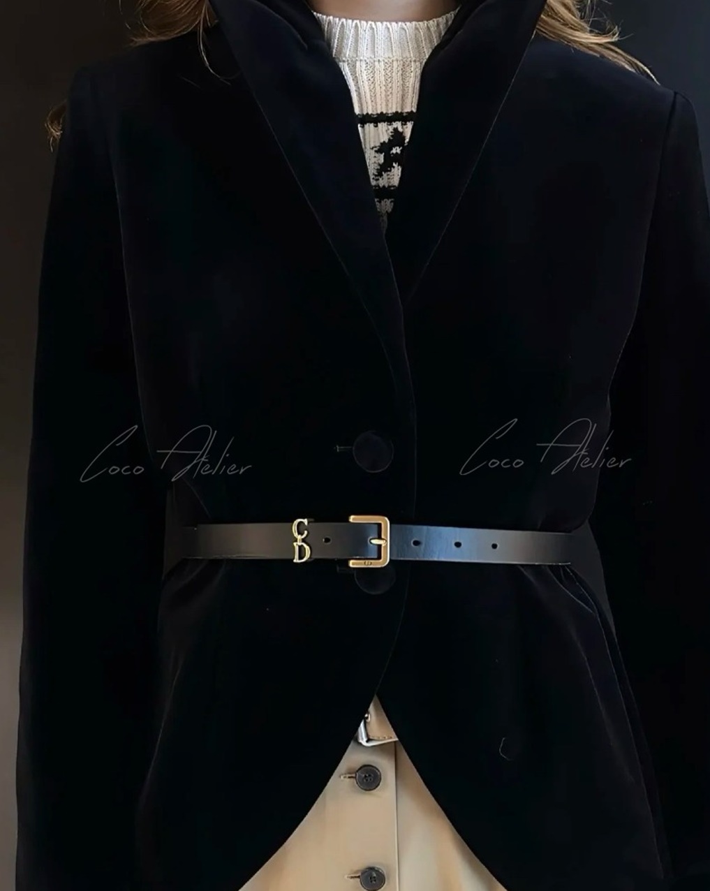 Dior 디올 벨벳 블레이저 자켓