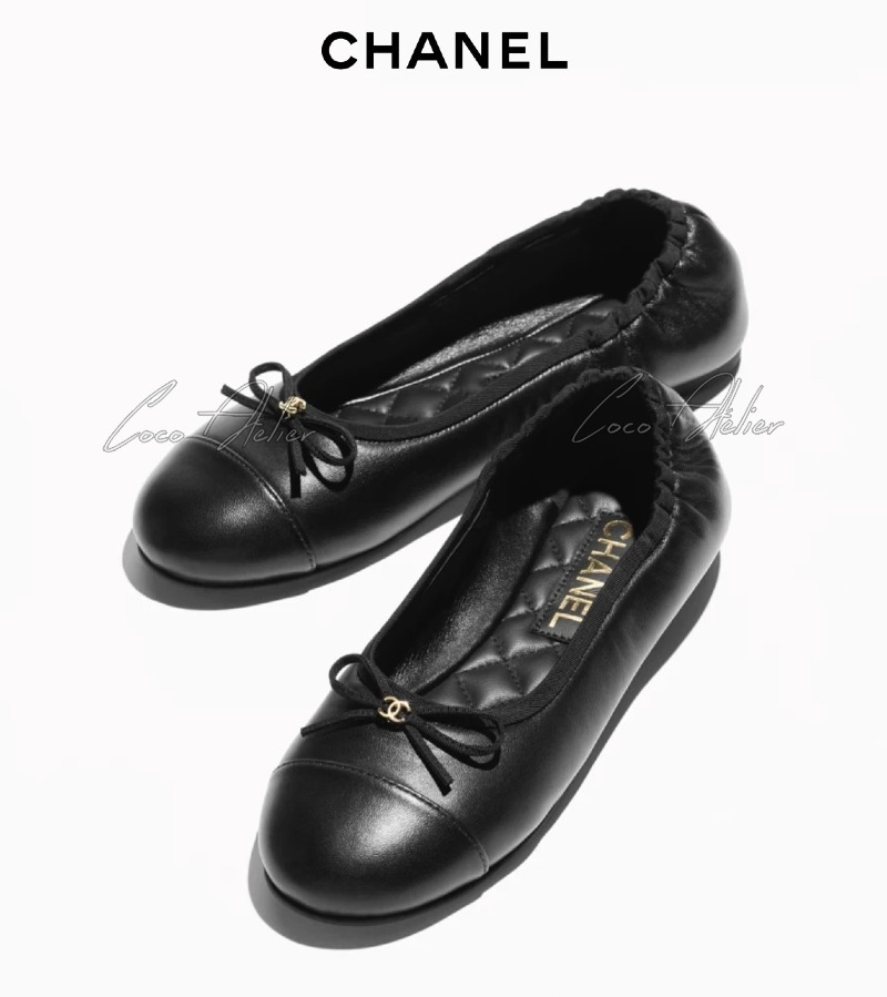 Leather Ballerina Platt