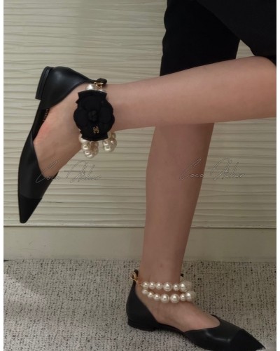 pearl strap sandals