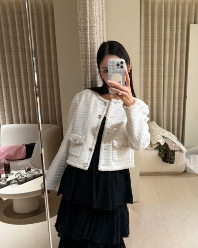 CH White Tweed Jacket