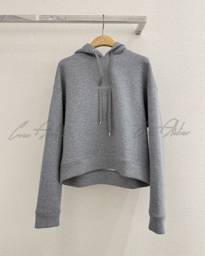 New Gray Hooded T-shirt