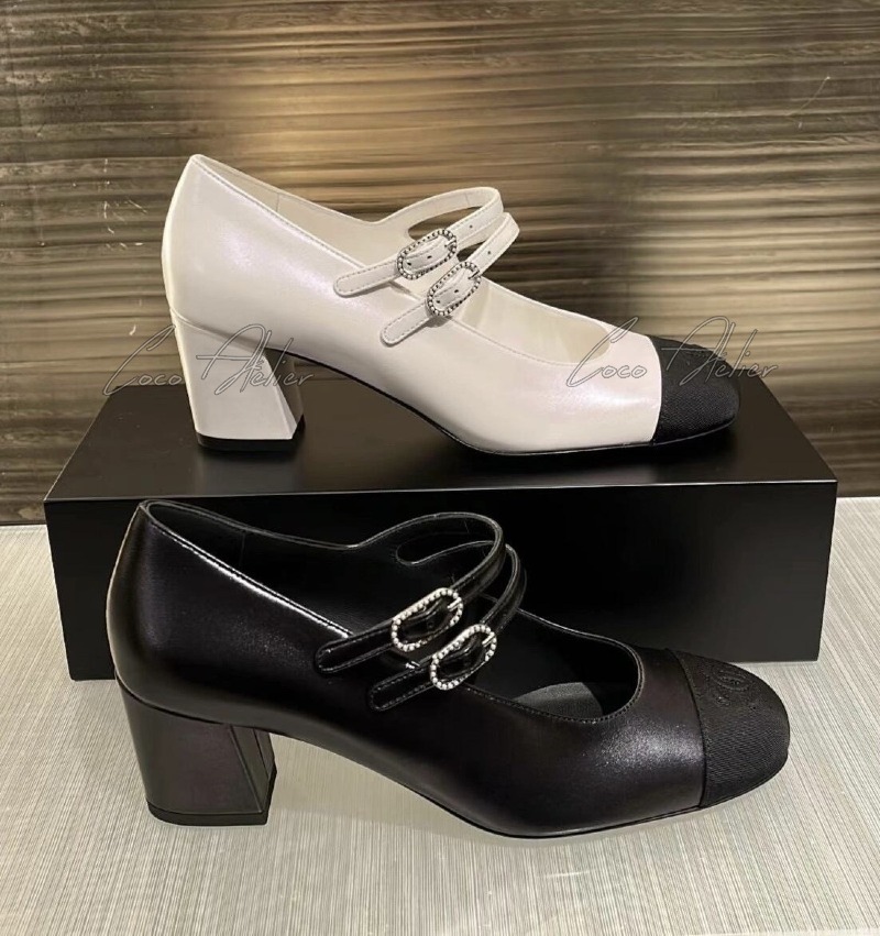 Two-strap sandal heels(+2color)