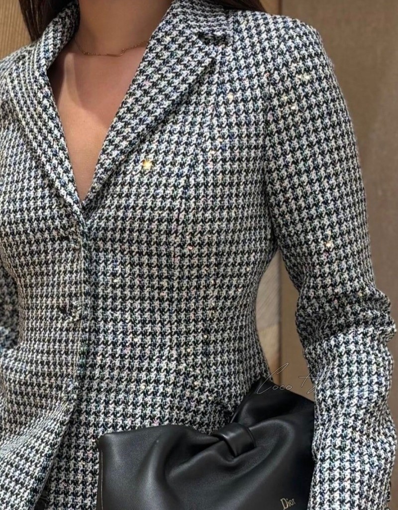 hound checkered Jacket