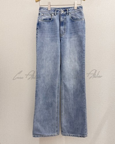 straight denim pants