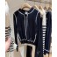 CD ribbon cardigan
