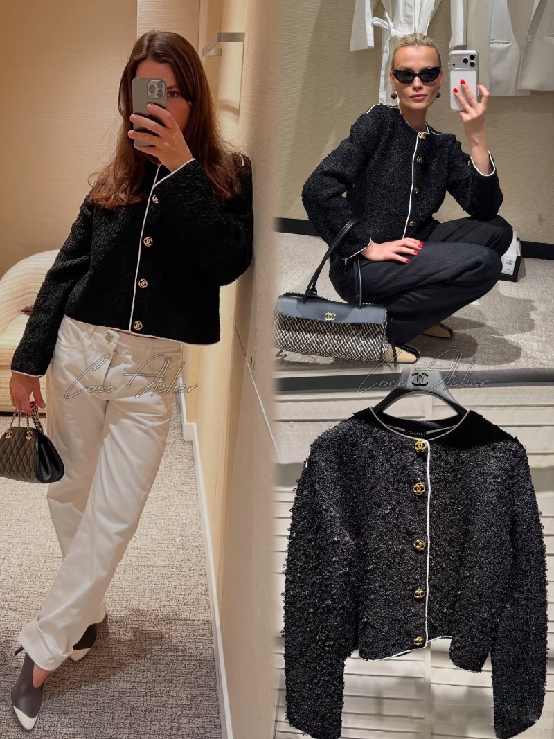 cc boucle Cardigan