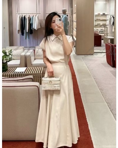 LP silk blouse