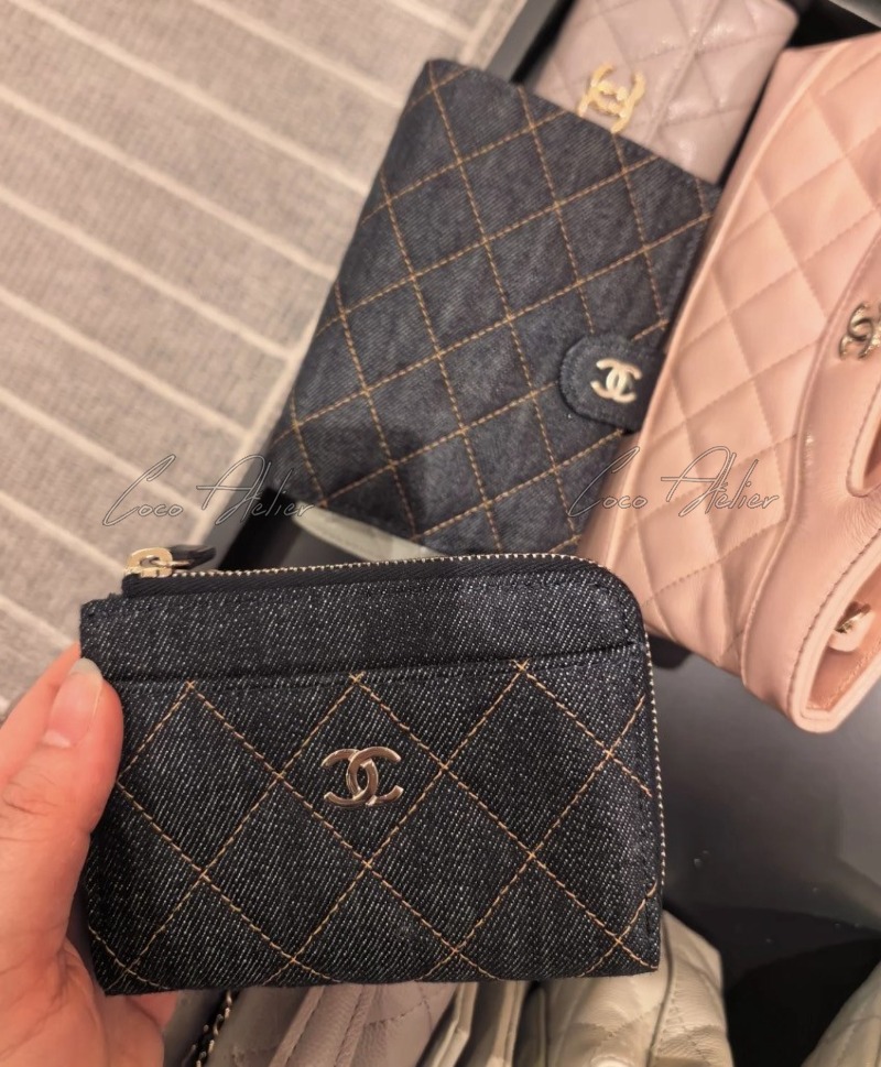 CC Denim wallet