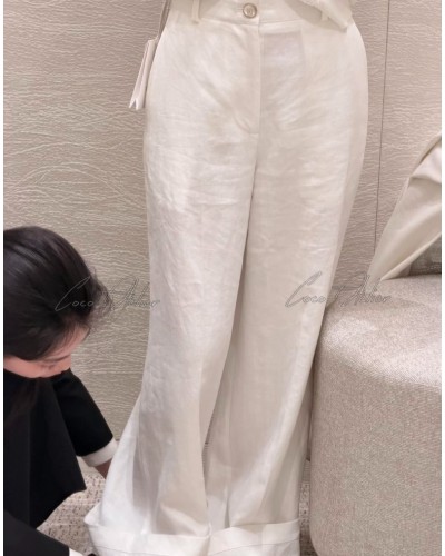CD linen pants
